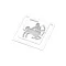 Semn de carte zodia Sagetator, TG, 8190074, Metal, Argintiu