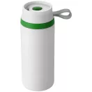 Cana termos cu perete dublu, alb-verde, 350 ml