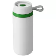 Cana termos cu perete dublu, alb-verde, 350 ml