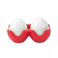 Set pentru sare si piper in forma de ou Twin - rosu