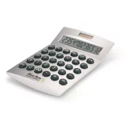   Calculator de birou, solar cu 12 cifre, Everestus, 20IAN1183, Argintiu, Plastic