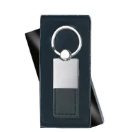   Breloc dreptunghiular, Everestus, KR0265, aliaj de zinc, negru