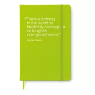 Agenda A5 cu 96 de pagini, Paper, lime