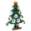 Decoratiune brad de Craciun, Everestus, 20IAN2563, Verde, Lemn