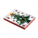 Decoratiune brad de Craciun, Everestus, 20IAN2563, Verde, Lemn