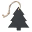 Ornament de Craciun, Bradut, Everestus, SGS10, ardezie, negru