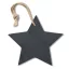 Ornament de Craciun, Stea, Everestus, SGS11, ardezie, negru