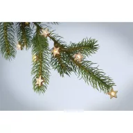   Set snur cu 20 stelute luminoase, Everestus, 9IA19392, Lemn, Natur