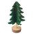 Ornament forma de copac, Everestus, 21AUG318, Lemn, Pasla, 6.7x6.4x20.1 cm, Verde