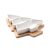 Tava de servit in forma de brad, Everestus, 18SEP4321, 30x26.4x4.7 cm, Bambus, Ceramica, Alb