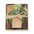 Lumanare de Craciun, Everestus, 18SEP2476, 10x8.5x8.5 cm, Sticla, Verde