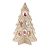 Ornament Craciun, Everestus, 18SEP4398, 16x16x19.8 cm, Lemn, Natur