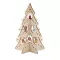 Ornament Craciun, Everestus, 18SEP4398, 16x16x19.8 cm, Lemn, Natur