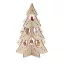 Ornament Craciun, Everestus, 18SEP4398, 16x16x19.8 cm, Lemn, Natur