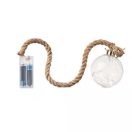   Glob cu leduri, Everestus, 18SEP4402,  Ø8 cm, Sticla, Transparent