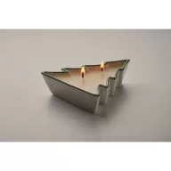   Lumanare pe baza de plante, 2410E22155, Everestus, 10.7 x 11.3 x 3 cm, Ceramica, Verde