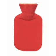   Sticla de apa calda cu tricou si design de Craciun, 250 ml, 2410E23675, Everestus, 22.5 x 12 x 5 cm, Acril, Rosu