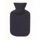 Sticla de apa calda cu tricou si design de Craciun, 250 ml, 2410E23674, Everestus, 22.5 x 12 x 5 cm, Acril, Albastru marin francez
