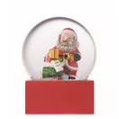 Ornament Craciun glob de zapada, 2410E25426, Everestus, 6.5 x 6.5 x 8 cm, Sticla, Rosu