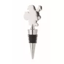 Dop sticla vin cu design de Craciun, 2410E25505, Everestus, 11.5 x 4.5 x 2 cm, Zinc, Argintiu mat