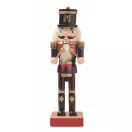 Ornament Craciun spargator de nuci, 2410E25430, Everestus, 7 x 6.5 x 25.5 cm, Lemn, Albastru