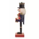Ornament Craciun spargator de nuci, 2410E25430, Everestus, 7 x 6.5 x 25.5 cm, Lemn, Albastru
