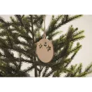 Glob de Craciun, 2410E25428, Everestus, ø6 cm, Lemn, Natur