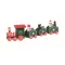 Trenulet cu design de Craciun, 2509E16860, Everestus, 17.4x4.5x4.5 cm, MDF, Multicolor