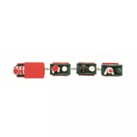   Trenulet cu design de Craciun, 2509E16860, Everestus, 17.4x4.5x4.5 cm, MDF, Multicolor