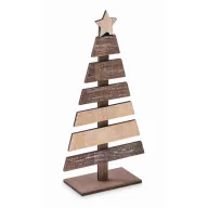   Ornament pentru bradul de Craciun, 2509E16013, Everestus, 4.9x12x23 cm, Lemn, Natur