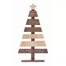 Ornament pentru bradul de Craciun, 2509E16013, Everestus, 4.9x12x23 cm, Lemn, Natur