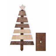   Ornament pentru bradul de Craciun, 2509E16013, Everestus, 4.9x12x23 cm, Lemn, Natur