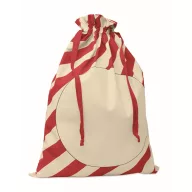   Saculet cu snur, 2509E16548, Everestus, 50x70 cm, Bumbac, Rosu