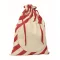 Saculet cu snur, 2509E16548, Everestus, 50x70 cm, Bumbac, Rosu