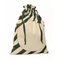   Saculet cu snur, 2509E16549, Everestus, 50x70 cm, Bumbac, Verde