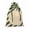 Saculet cu snur, 2509E16549, Everestus, 50x70 cm, Bumbac, Verde
