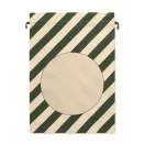 Saculet cu snur, 2509E16549, Everestus, 50x70 cm, Bumbac, Verde