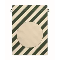   Saculet cu snur, 2509E16549, Everestus, 50x70 cm, Bumbac, Verde