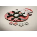 Joc X si 0 cu design de Craciun, 2509E16769, Everestus, 17.5x24.3x1.5 cm, MDF, Rosu