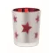 Lumanare led, 2509E15543, Everestus, 5.6x5.6x6.7 cm, Sticla, Rosu