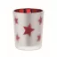 Lumanare led, 2509E15543, Everestus, 5.6x5.6x6.7 cm, Sticla, Rosu