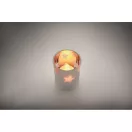 Lumanare led, 2509E15541, Everestus, 5.6x5.6x6.7 cm, Sticla, Argintiu mat
