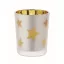 Lumanare led, 2509E15542, Everestus, 5.6x5.6x6.7 cm, Sticla, Auriu