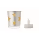 Lumanare led, 2509E15542, Everestus, 5.6x5.6x6.7 cm, Sticla, Auriu