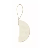   Decoratiune pliabila glob Craciun, 2509E15472, Everestus, Ø10 cm, Hartie, Bej