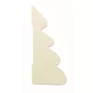 Decoratiune de Craciun, 2509E15407, Everestus, 12.8x12.8x30 cm, Hartie, Bej