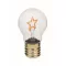 Bec LED decorativ, Everestus, 2610E17458, 7x12 cm, ABS, Galben