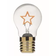   Bec LED decorativ, Everestus, 2610E17458, 7x12 cm, ABS, Galben