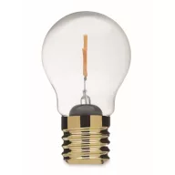   Bec LED decorativ, Everestus, 2610E17458, 7x12 cm, ABS, Galben