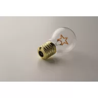   Bec LED decorativ, Everestus, 2610E17458, 7x12 cm, ABS, Galben